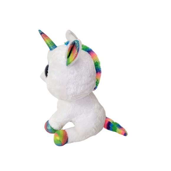 Ty Beanie Boos Large Pixy Unicorn Plush Toy With Rainbow Horn & Hooves 17" - Picture 2 of 5